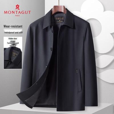MONTAGUT Men's Business Casual Easy Care Spring Jacket