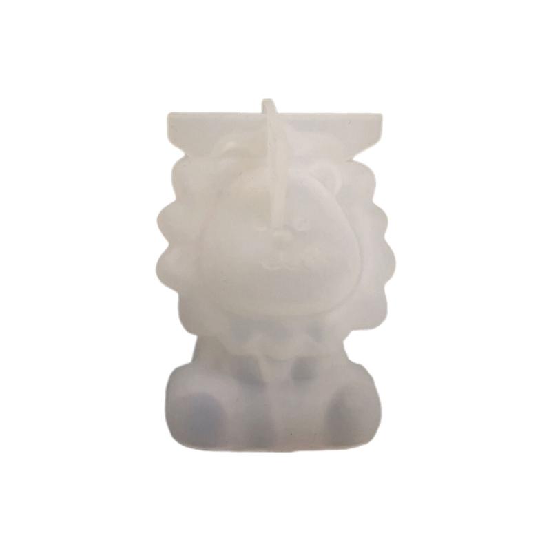 Lion Big Ear Dog Hippo Ornament Silicone Mold Epoxy Jewelry Mold Resin Casting Pendant Mold Suitable for Diy Crafts
