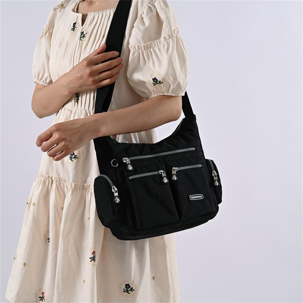 Geantă nouă de damă, de culoare solidă, 2022, la modă, din nailon de înaltă calitate, genți de umăr mici, casual, pentru femei