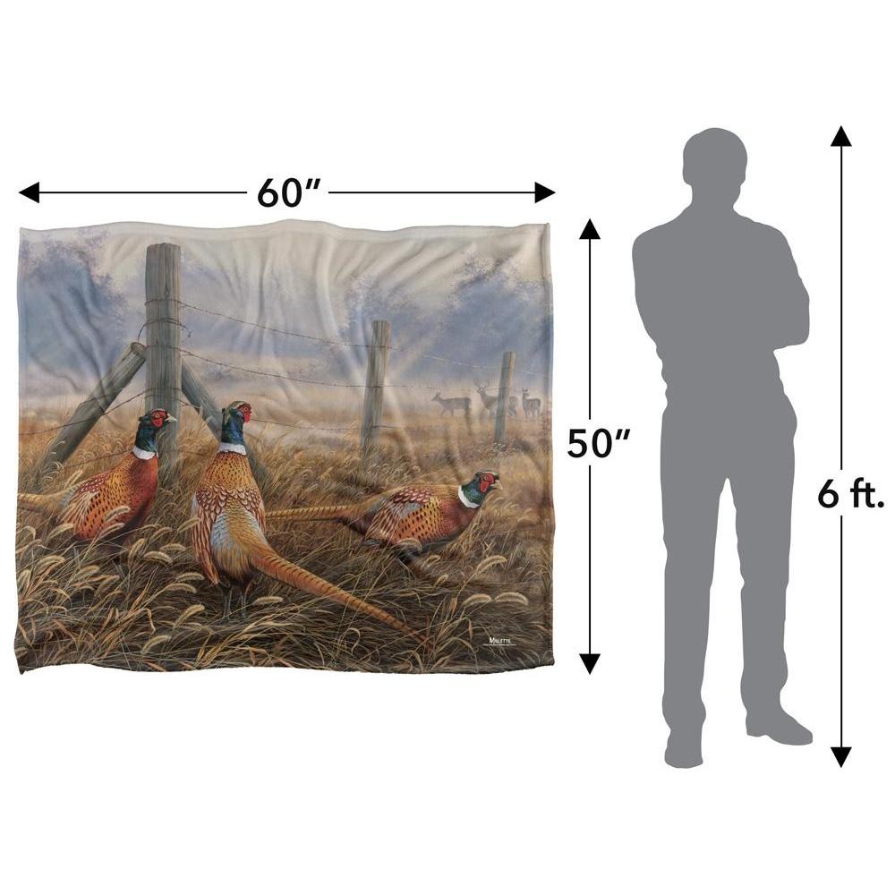 Wild Wings Pleasant Silky Pheasant Supersoft Blanket