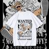 Animethemed One Piece Character Nekarufu Tshirt for Unisex Featuring A Summer Pure Cotton Loosefitting Ins Short Sleeve Design