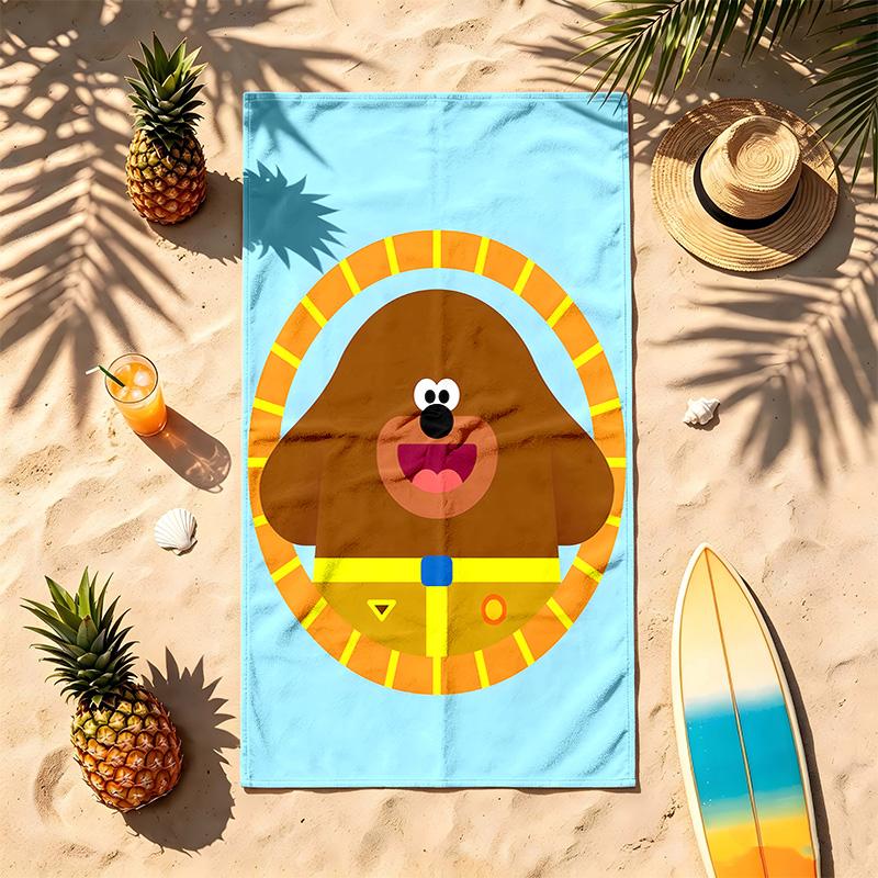 Čau Duggee (1) Téma Ručník na pláž Odolný vůči písku Měkký a pohodlný Vhodný k bazénu Kempování Jóga a Potápění Cestovní