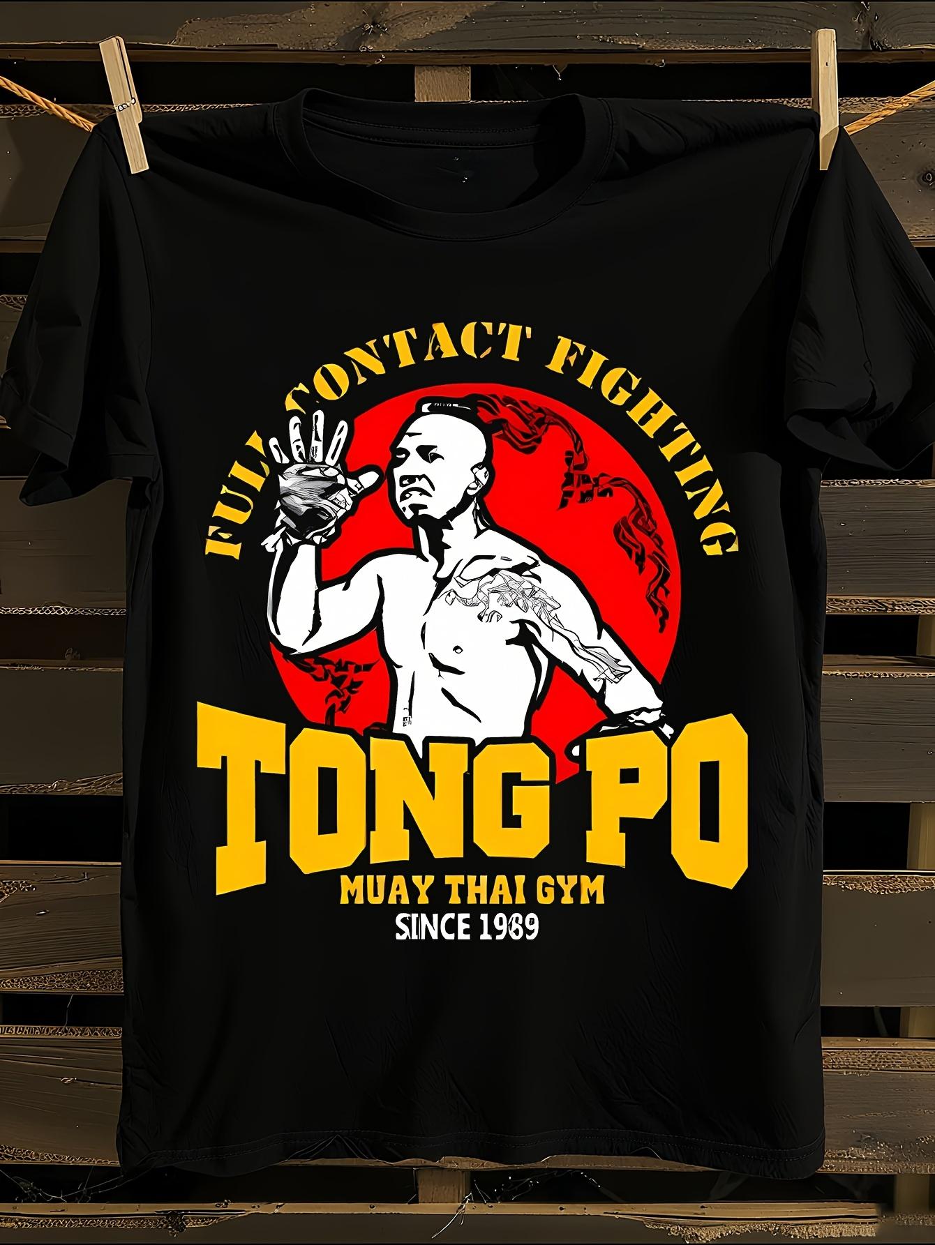 Kickboxer Tong Po Muay Thai Fighter Tshirt XXXL