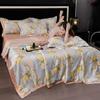 Fashion Summer Breathable Fashion 6A Silk Blend Summer Washable Skin Friendly Air Conditioning Quilt
