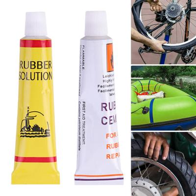 5 Stück Fahrradreifen-Reparaturkleber, Universal-Kleber für Mountainbikes, Rennräder, Motorradreifen, Gummizement, Reifenschlauch-Patch, Gummilösung zur Reifenreparatur