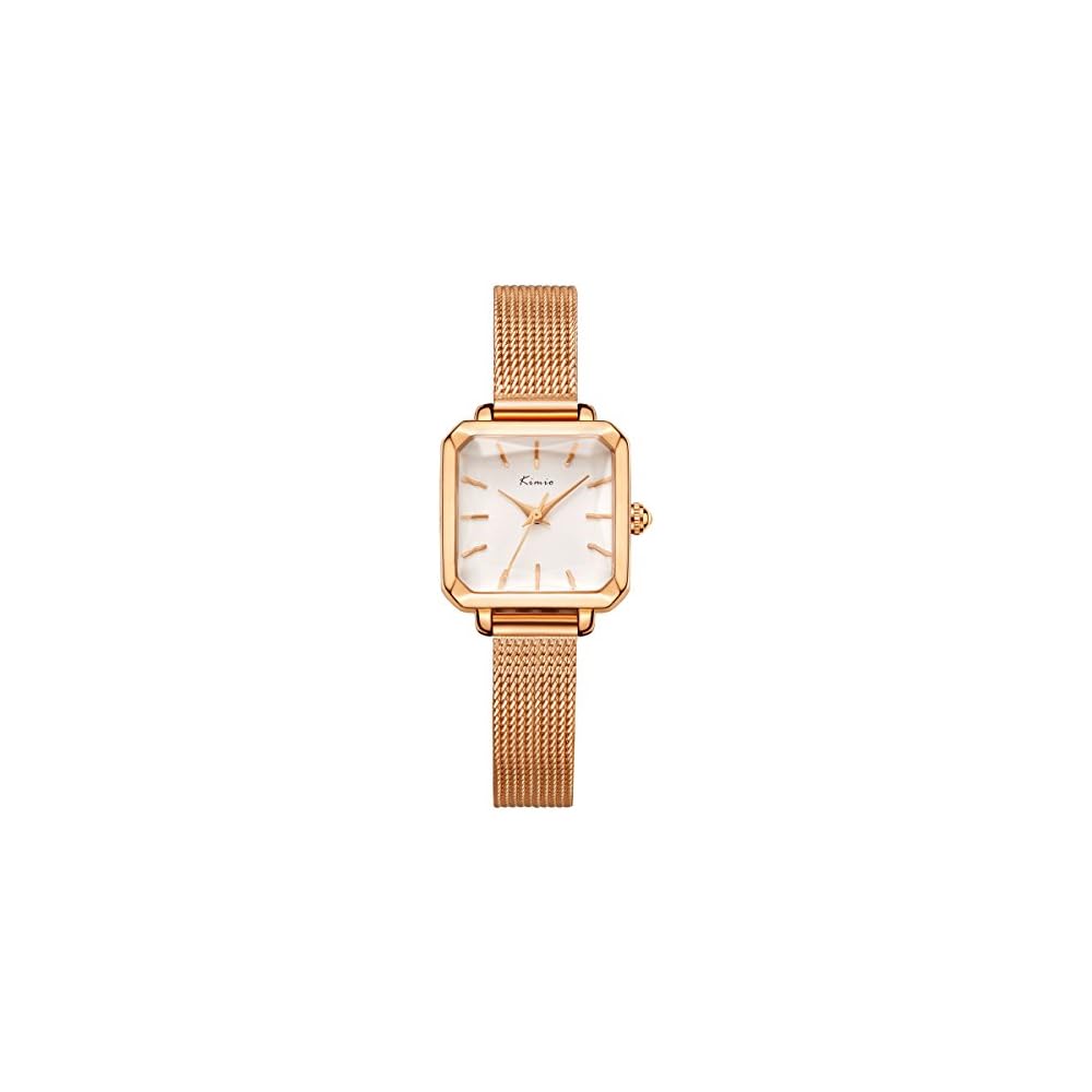 KIMIO K6236 Women s Simple Fashion Watch Gold Rose Design Elegant Timepiece