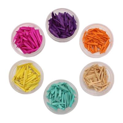 100 Stück Dental Holz Zahnlücke Keil Interdental Keil speziell behandelt Tipps Zahnfleischschutz Zahnarzt Einwegbedarf