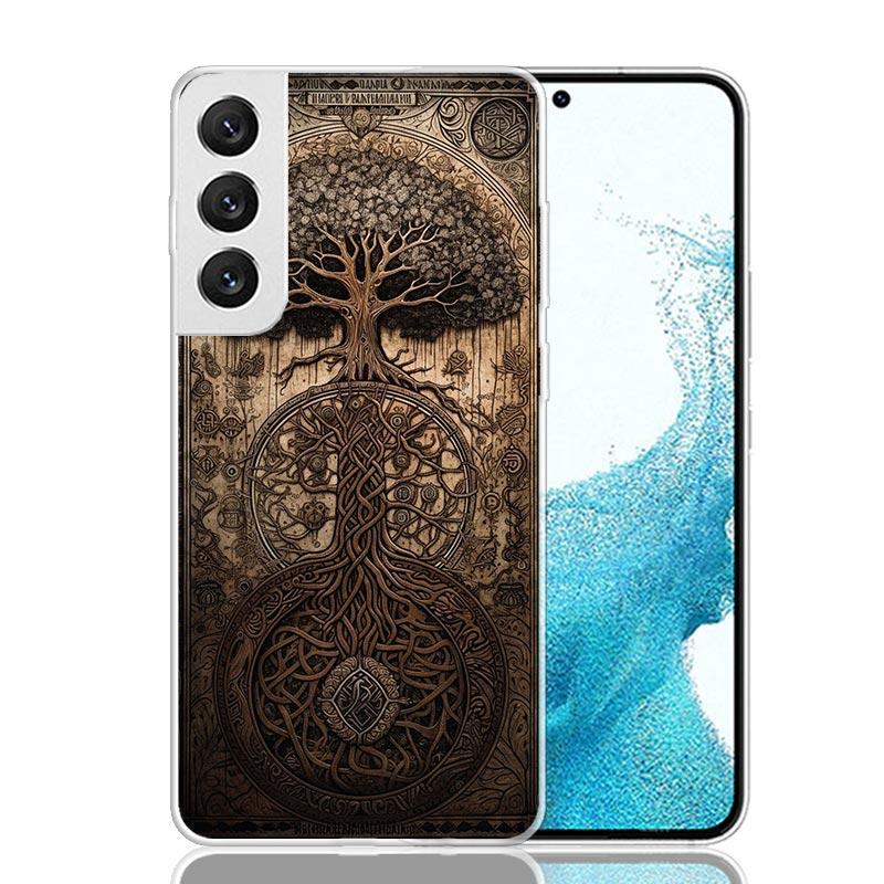 Tree of Life Space Phone Case For Samsung Galaxy S26 Ultra S23 S24 S25 Edge S20 FE S21 S22 Plus Soft Print Shell Cover Fundas Ga