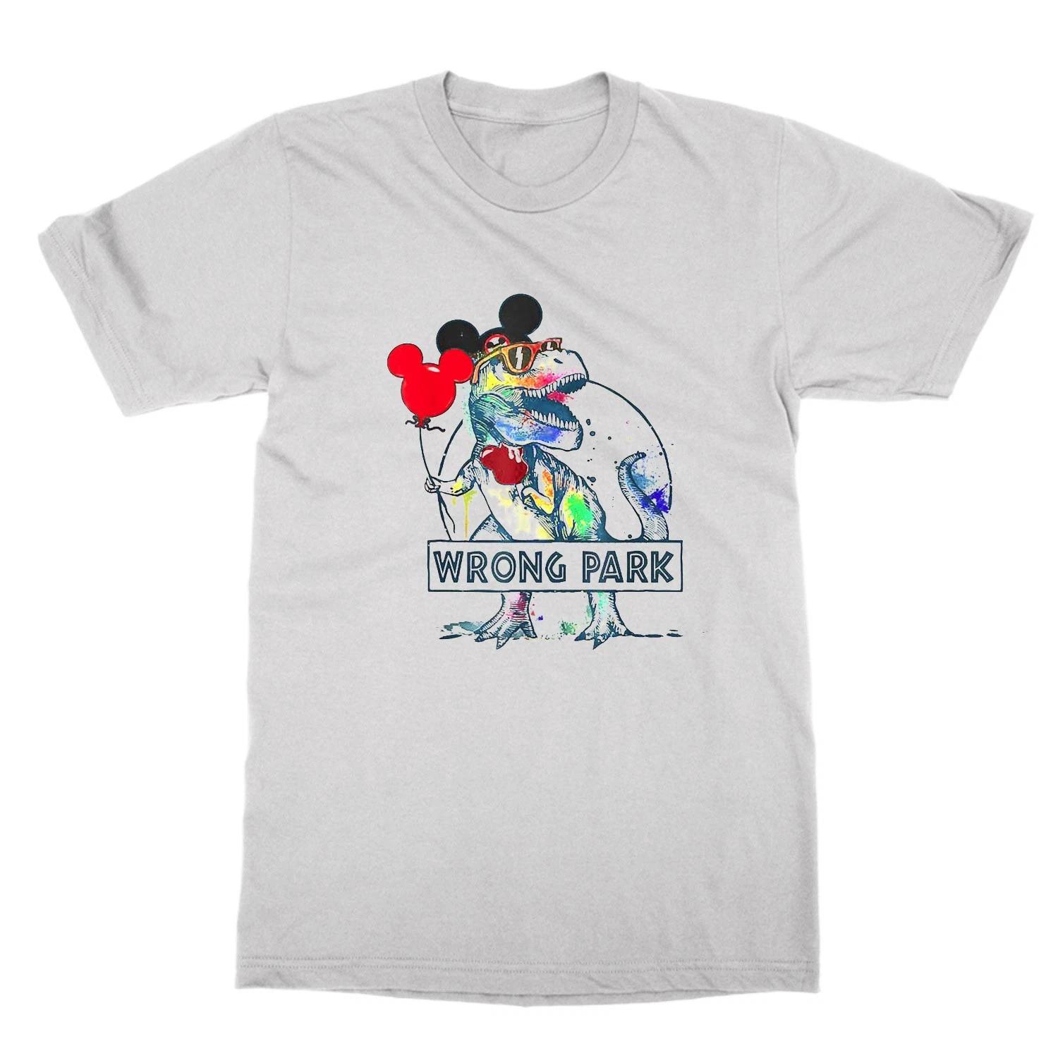 T-Shirt Drôle D Un Dinosaure Attaque Thème Parc S