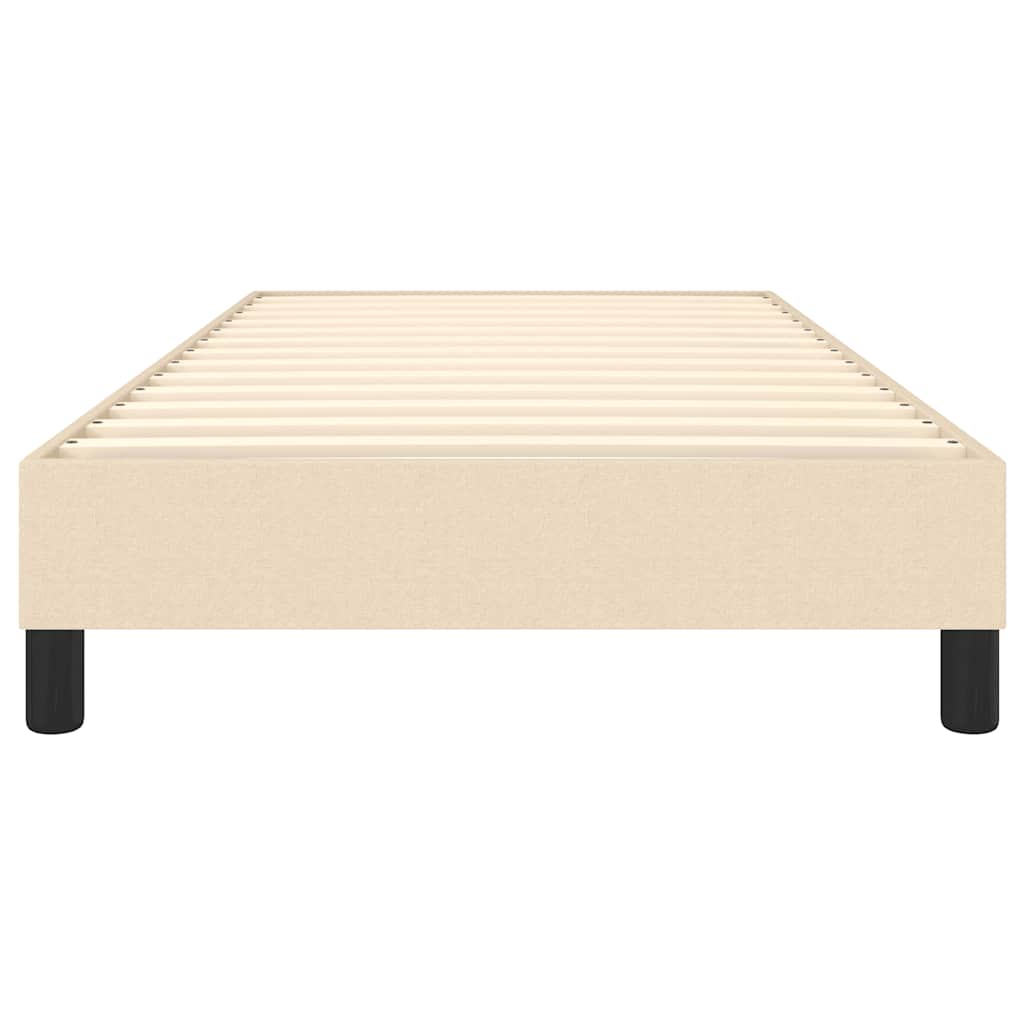 Vidaxl Rama Łóżka Bez Materaca Kremowa 80X200 Cm Tkanina