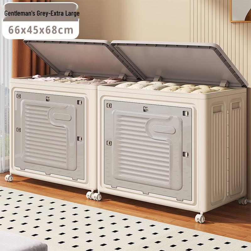 Large Capacity Foldable Clothing Organizer with Wheels