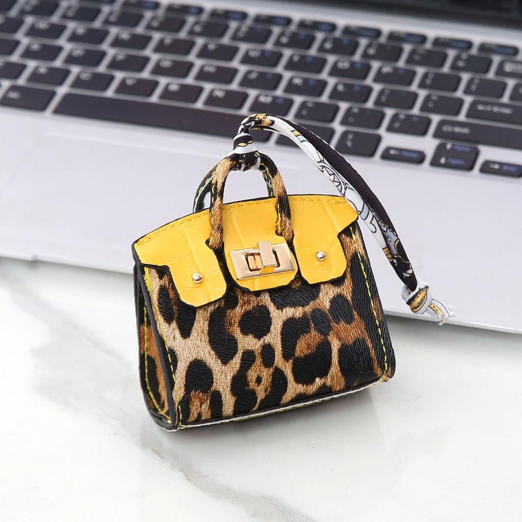 Internet-Berühmtheit neuer Aufkleber Diamant glänzend Haus Mini kleine Tasche Anhänger Kopfhörer Tasche Multifunktionale Münztasche Kreativ