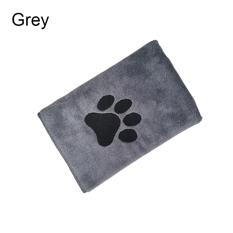 35*75cm/50*100cm Microfiber Pet Bath Towel Embroidered Super Soft Absorbent Cat For Dogs Blanket Grooming Supplies