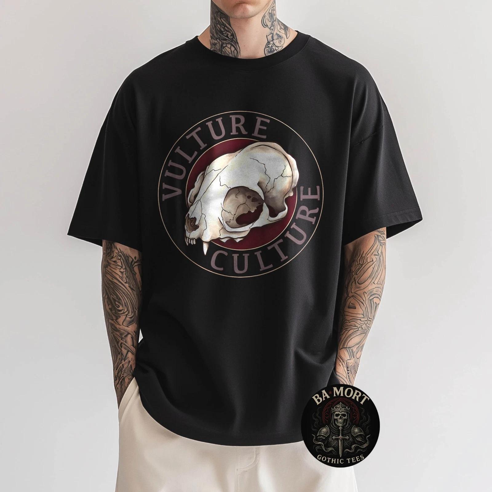 

Культура стервятника Кошачий Череп Зеленая Колдовство Оккультизм Готическая Искусство Футболка L