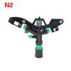 1 Inch Four-Nozzle Rocker Arm Sprinkler For Garden Farmland 360Degree Irrigation Rotating Sprinkler System For Cooling Dust Removal