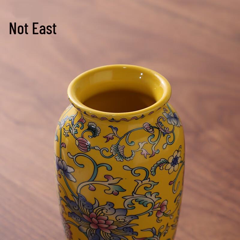 Neue chinesische Stil Emaille Keramik Blumenvase