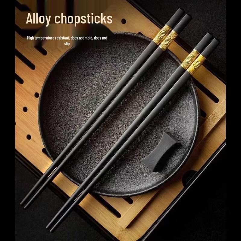 Fumade Premium Alloy Chopsticks Set (50 Pairs)