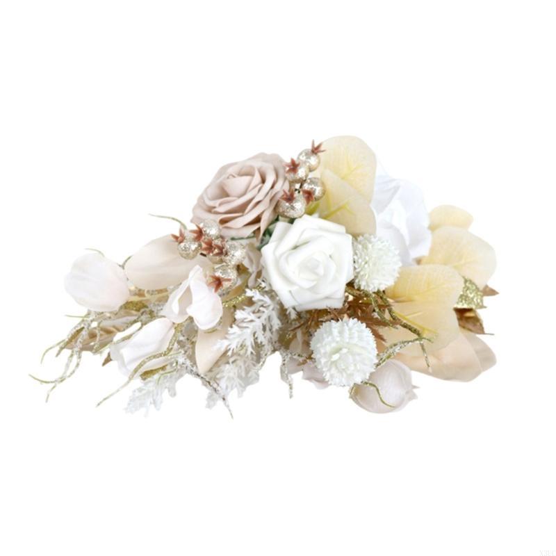 Wedding Artificials Flowers Bouquets Rose Bridals Bouquets Wedding Party X3UC China Mainland