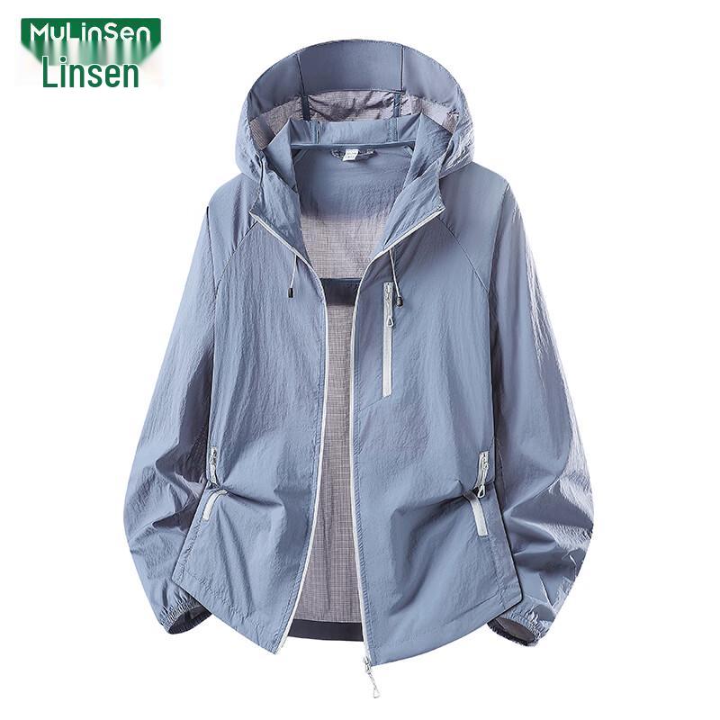 MULINSEN Unisex UPF50+ Ice Silk Sun Protection Hoodie Jacket M