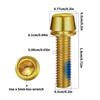 6pcs Multifunctional Bike Disc Brake Pad Bolts Fixing Screws Cycling Accessory for Cycling Maintenance
