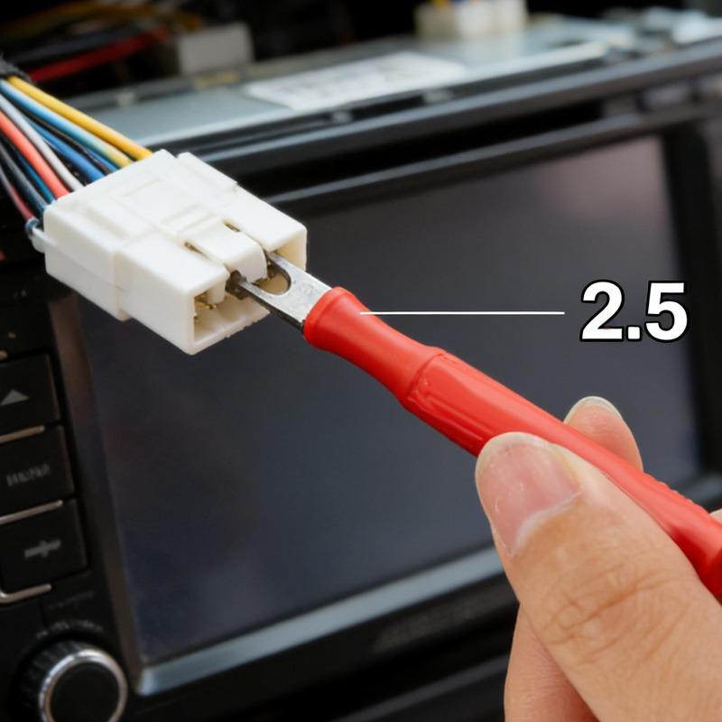 Car Terminal Removal Tool Kit Uto Cable Plug Remover 21pcs Red Terminal Removal Tool Electrical Connector Pin Puller Tool Kit