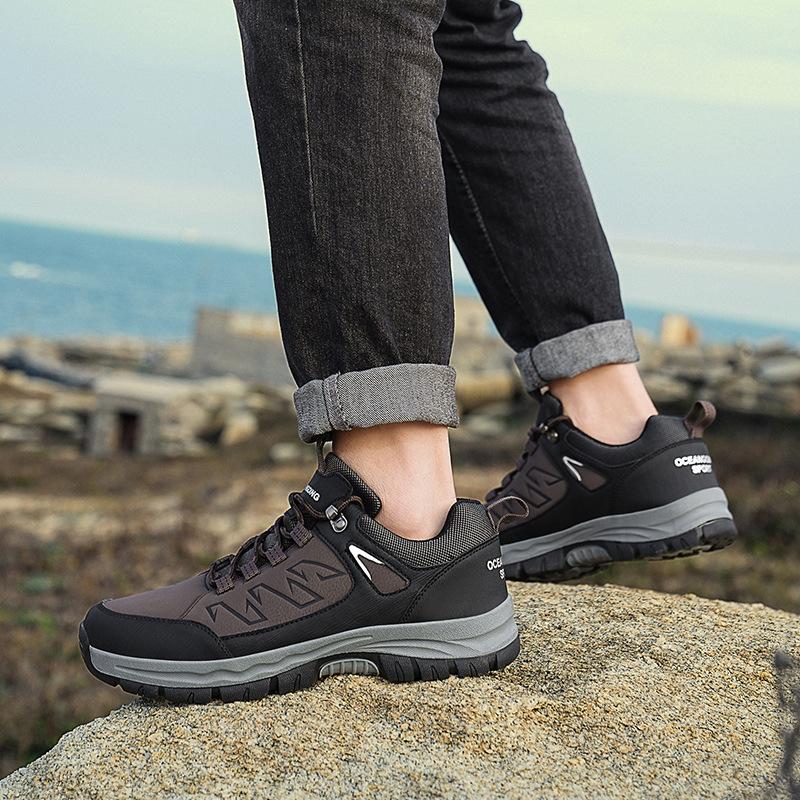 48 Large Size Hiking Shoes Men's Shoes Outdoor Casual Sports Shoes Fashion Travel Non-slip Off-road Shoes Hiking Shoes Men
