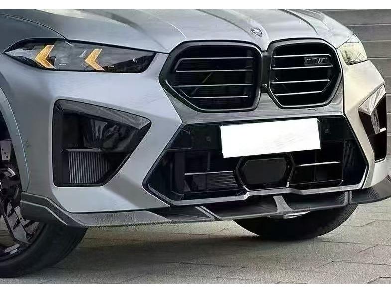 BMW X5M F95 LCI Carbon Fiber Front & Rear Lip with Lights