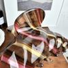 Premium Acetate Hair Claw Clip In Chic Striped Designs Perfect For Fashionable Women