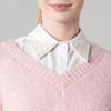 Detachable Lapel Collar False Elaborate Girls Collar Accessory Jeweled Collar Graceful Art Decorative False Shawl