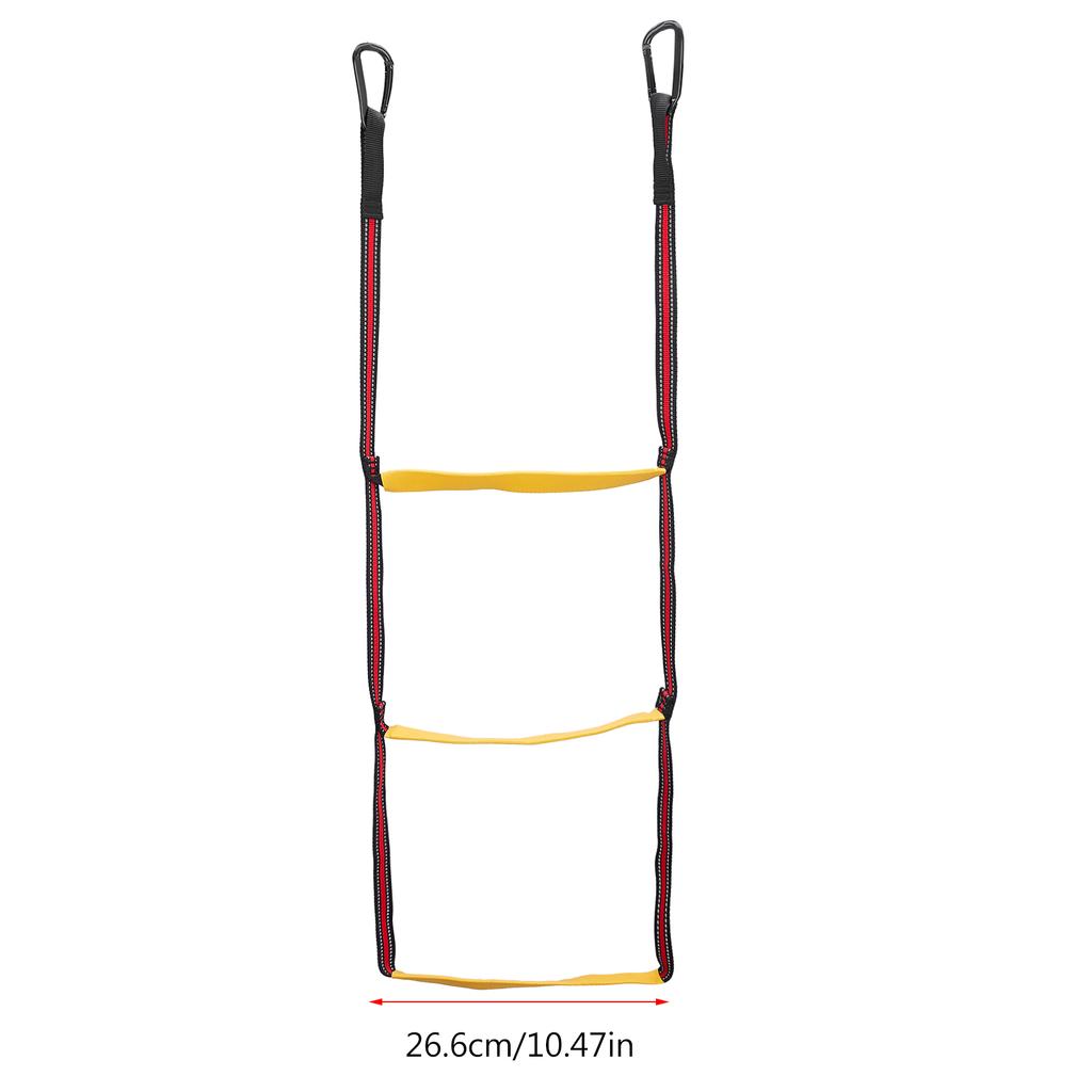 Boarding Step Ladder Folding Boat Ladder Portable 3 Step Boat Ladder Extension Nylon Ladder for Pontoon Inflatable Boat