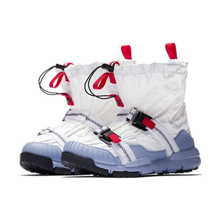Tom Sachs X NikeCraft Mars Yard Overshoe White Unisex Sneakers Sport-Red-Black-Cobalt-Bliss AH7767-101