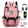 Korean Stray Kids Backpack Student Bag Men'S And Women'S Fashion Backpack Travel Bag Usb Computer Bag