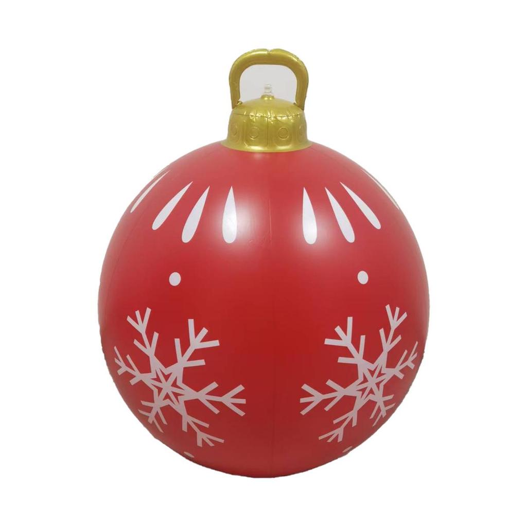 Eco-friendly PVC Inflatable Christmas Ball for Indoor & Outdoor Festive Decoration