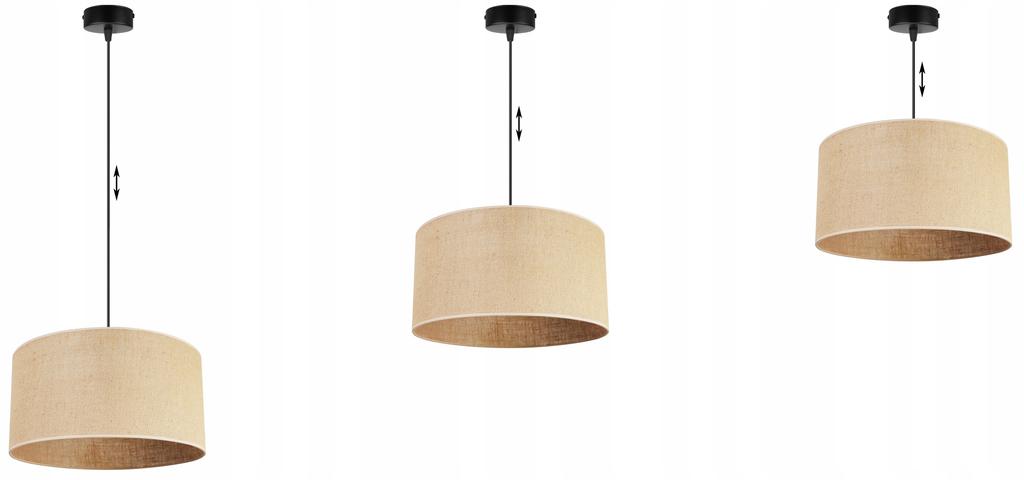 Hanging Lamp, Ceiling Chandelier, Lampshade 35 Cm