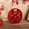 Pack Of 2 Solid Wooden Joy Wall Hangings Safe Display For Wedding Anniversary Party Decoration Setups