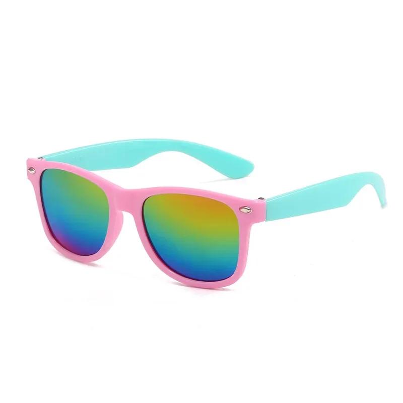 Trendy Kids Sunglasses UV400 Protection Multi Color PC Glasses for Girls Boys Age 3-12