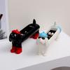 Generic Cute Dachshund Jewelry Holder Sponge Ring Earring Display Stand Desktop Storage Organizer Decorative Tray Gift For Girls