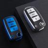 Leather+TPU Car Remote Key Cover Case Fob For Volkswagen VW Bora Polo Tiguan Jetta Passat B5 B6 B7 Golf Beetle For Skoda Octavia
