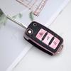 TPU Leather Remote Key Case Cover For VW Golf Polo Bora Beetle Tiguan for SEAT Leon Toledo Altea Ibiza for SKODA Fabia Superb