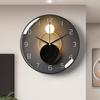 2026 New Model Solid Wood Wall Clock Living Room Luxury Mute Wall Clock Mural Restaurant Digital Clock Watch Home Decor Items