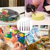 11 Pcs Palette Knife Set, 5 Pcs Stainless Steel Palette Knives and 6 Pcs Plastic Scrapers, Painting Accessories for Oil Acrylic Canvas Painting
