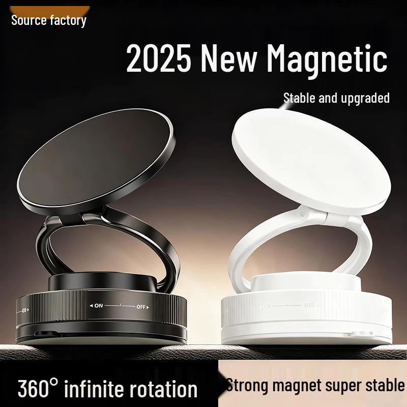 2025 Magnetic Car Phone Holder with Suction Cup and Desktop Stand