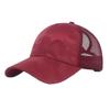 Summer Mesh Baseball Caps for Women Men Adjustable High Ponytail Hats Messy Cap Quick-Drying Hollow Snapback Sports Baseball Hat