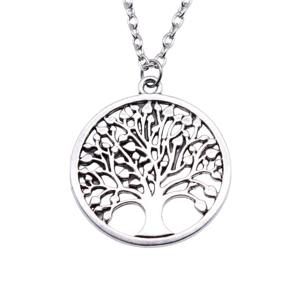 Tree of Life Pendant Openwork Necklace Nature Boho Celtic Jewelry 45cm or 70cm long chain