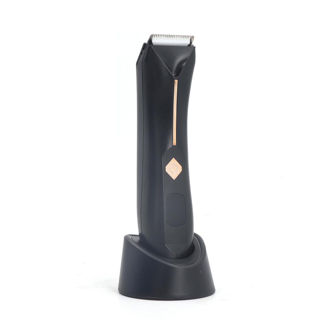 Body Trimmer for Men Re able Pubic   with Ceramic Blades LCD Display with IPX7 LED Light for Dry and Wet Use Full Body Grooming