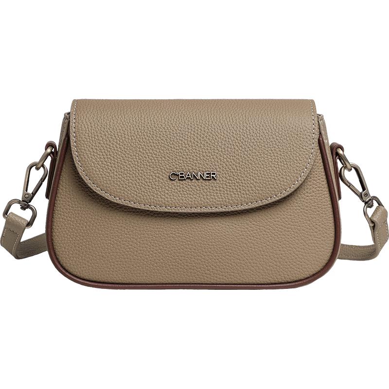 C.BANNER Top-Grain Cowhide Women s Shoulder Crossbody Bag