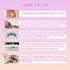 2-Pair Magnetic Eyelashes Set with Mirror Storage Box & Applicator - Natural Look, Glue-Free, Reusable, and Easy To Apply