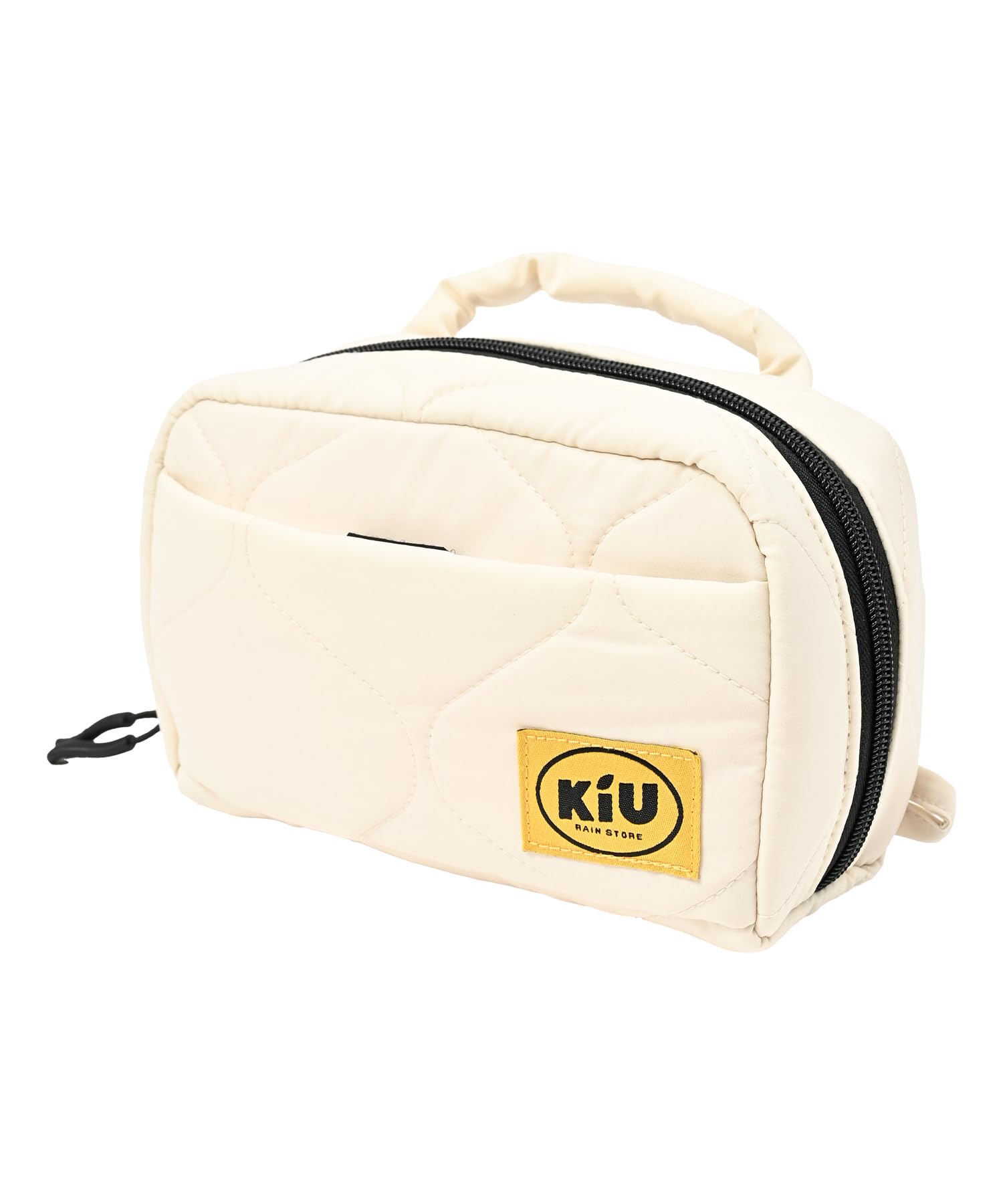 KiU Padded Pouch Large Quilted Cosmetic Gadget Travel - Waterproof, Water-repellent, Pouch, Pouch, Pouch, Simple, Stylish, Cute, Casual, Outdoor, слоновая кость