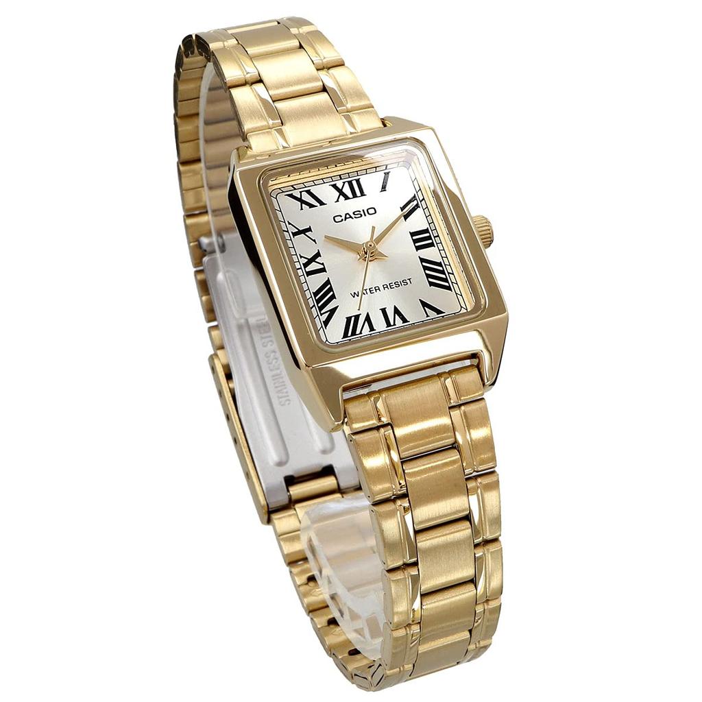 CASIO Standard Quartz Watch Gold Metal Band Overseas Model [Casio] Women's LTP-V007G-9B [Used]