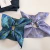 French Style Stain Scrunchies Ponytail Holder Rubber Bands Pearl Square Hair Rope Ties Elastic Hair Bands Women Hair Accessories